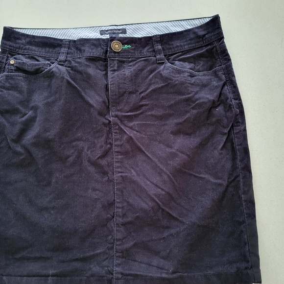Tommy Hilfiger Size 8  Skirt Cord Navy - Picture 3 of 6